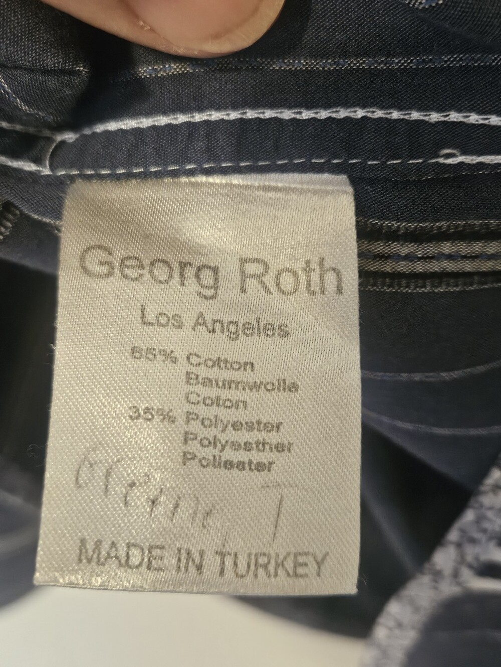 Georg Roth Los Angeles Button Down Size Large - Picture 8 of 9